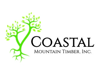Coastal Mountain Timber, Inc. logo design by jetzu