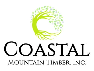 Coastal Mountain Timber, Inc. logo design by jetzu