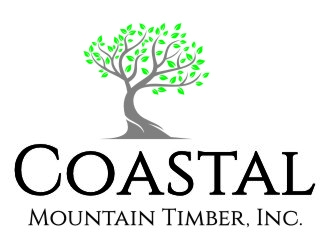Coastal Mountain Timber, Inc. logo design by jetzu