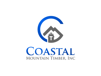 Coastal Mountain Timber, Inc. logo design by kopipanas
