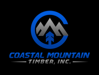Coastal Mountain Timber, Inc. logo design by done