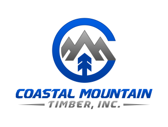 Coastal Mountain Timber, Inc. logo design by done