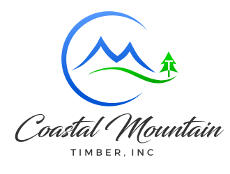 Coastal Mountain Timber, Inc. logo design by Rossee