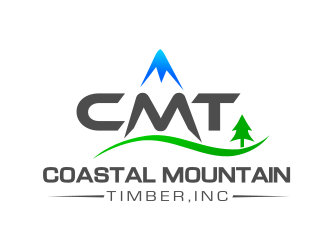 Coastal Mountain Timber, Inc. logo design by Rossee