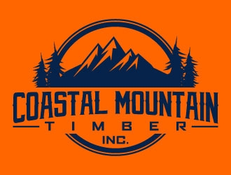 Coastal Mountain Timber, Inc. logo design by daywalker