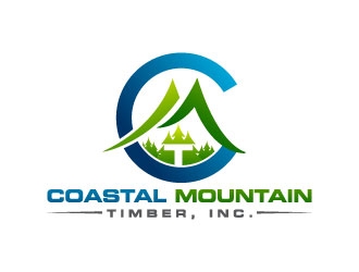 Coastal Mountain Timber, Inc. logo design by J0s3Ph