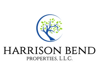 Harrison Bend Properties, L.L.C.   logo design by jetzu