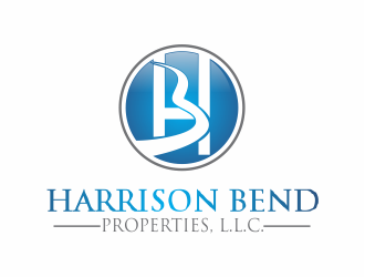 Harrison Bend Properties, L.L.C.   logo design by up2date