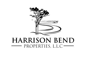 Harrison Bend Properties, L.L.C.   logo design by invento