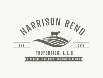 Harrison Bend Properties, L.L.C.   logo design by REDCROW
