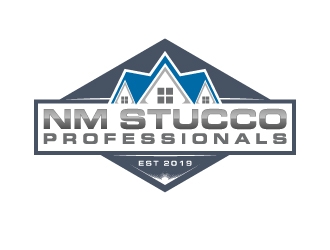 NM Stucco Professionals logo design by josephope