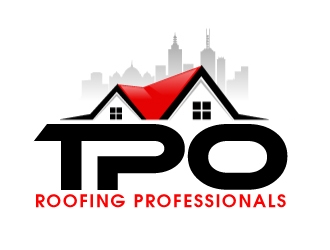 TPO Roofing Professionals logo design by ElonStark