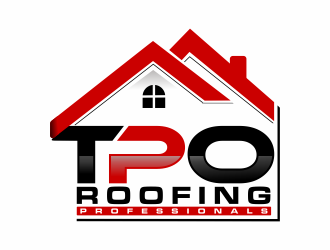 TPO Roofing Professionals logo design by Mahrein
