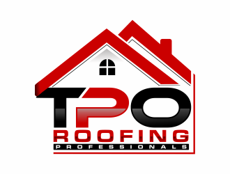 TPO Roofing Professionals logo design by Mahrein
