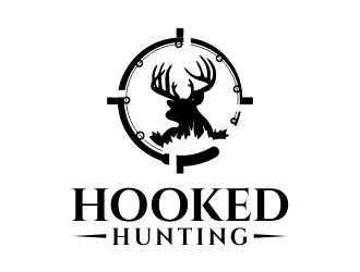 HookedHunting logo design by done