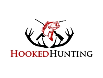 HookedHunting logo design by usef44