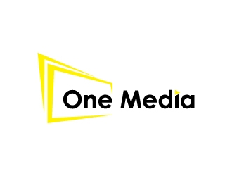 One Media logo design by BrainStorming