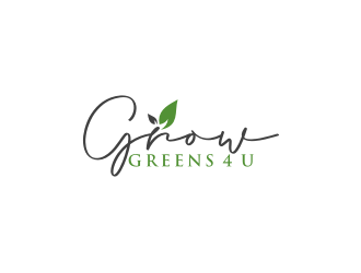 Grow Greens 4 U logo design by bricton