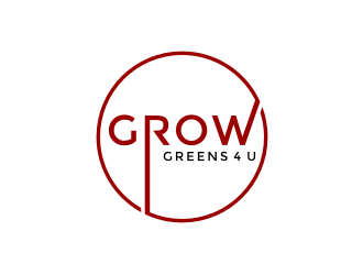 Grow Greens 4 U logo design by Zhafir