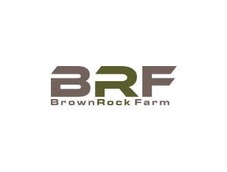 BrownRock Farm logo design by bricton