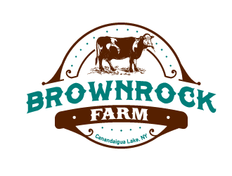 BrownRock Farm logo design by Ultimatum