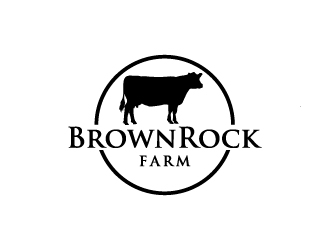 BrownRock Farm logo design by Creativeminds