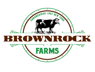 BrownRock Farm logo design by Ultimatum