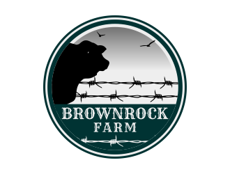 BrownRock Farm logo design by Kruger