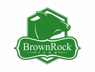 BrownRock Farm logo design by Eko_Kurniawan