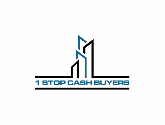 1 Stop Cash Buyers logo design by hopee