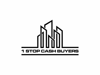 1 Stop Cash Buyers logo design by hopee