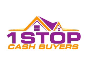 1 Stop Cash Buyers logo design by ElonStark