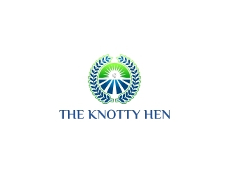 The Knotty Hen logo design by N3V4