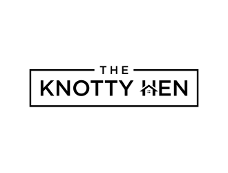 The Knotty Hen logo design by p0peye