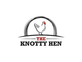 The Knotty Hen logo design by Republik