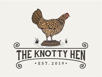 The Knotty Hen logo design by Eko_Kurniawan