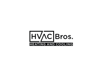 HVAC Bros. logo design by blessings