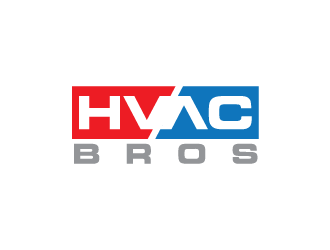 HVAC Bros. logo design by yans