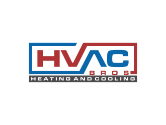 HVAC Bros. logo design by oke2angconcept