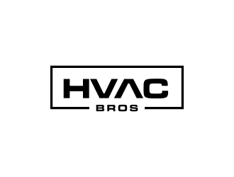 HVAC Bros. logo design by p0peye