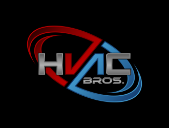 HVAC Bros. logo design by pakNton