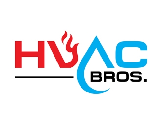 HVAC Bros. logo design by MAXR