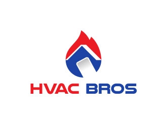 HVAC Bros. logo design by uttam