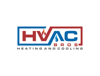 HVAC Bros. logo design by oke2angconcept