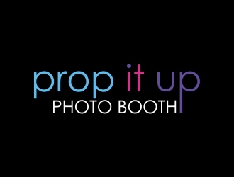 Prop It Up Photo Booth logo design by dibyo