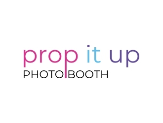 Prop It Up Photo Booth logo design by dibyo