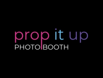 Prop It Up Photo Booth logo design by dibyo