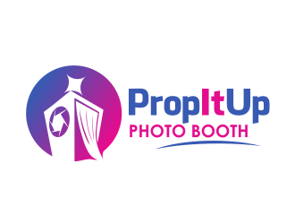 Prop It Up Photo Booth logo design by serprimero