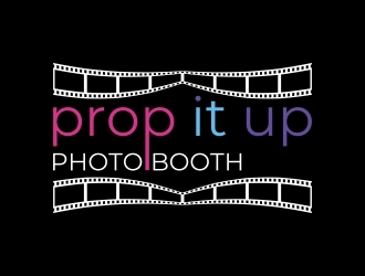 Prop It Up Photo Booth logo design by dibyo