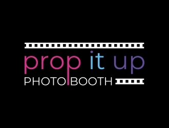 Prop It Up Photo Booth logo design by dibyo